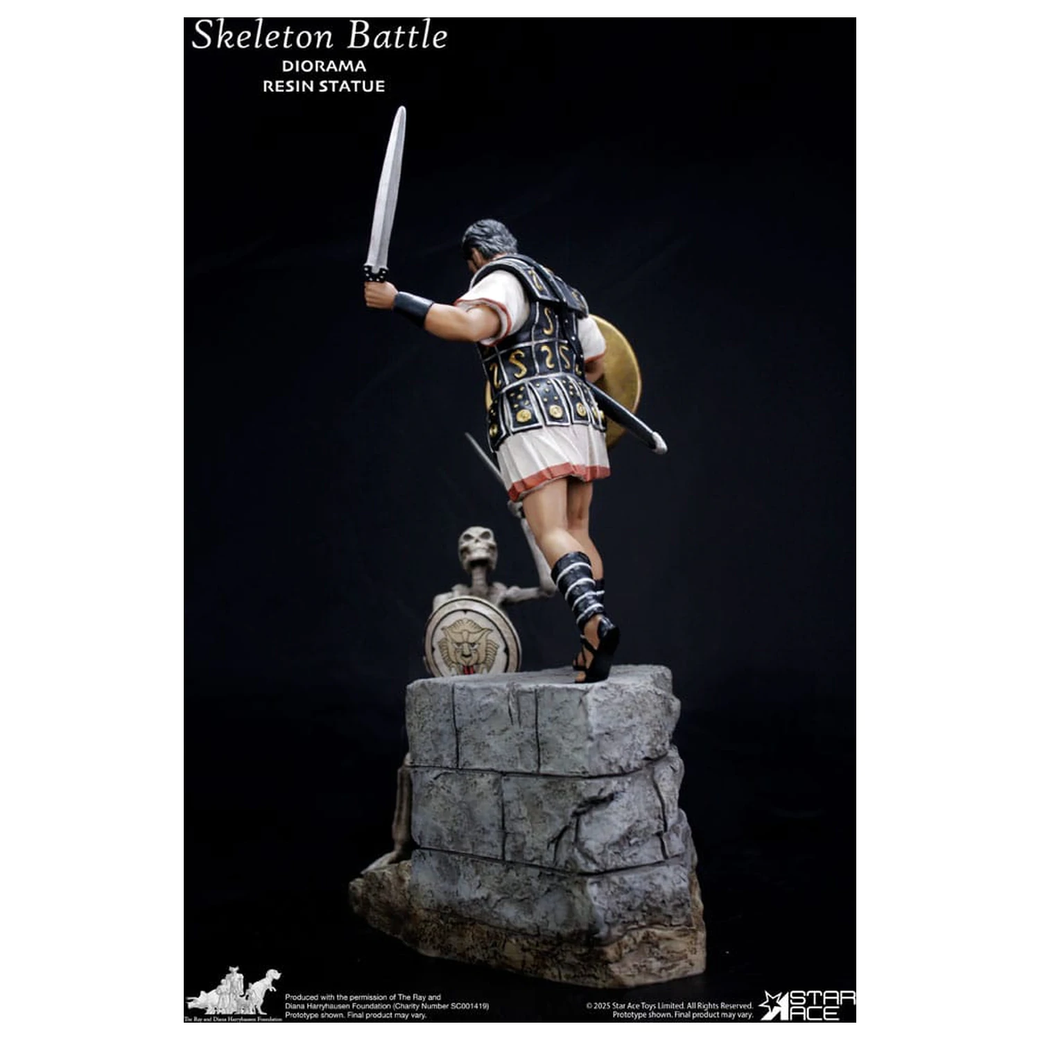 Ray Harryhausen Diorama 1/8 Skelett Kampf Szene 30 cm Produktfoto