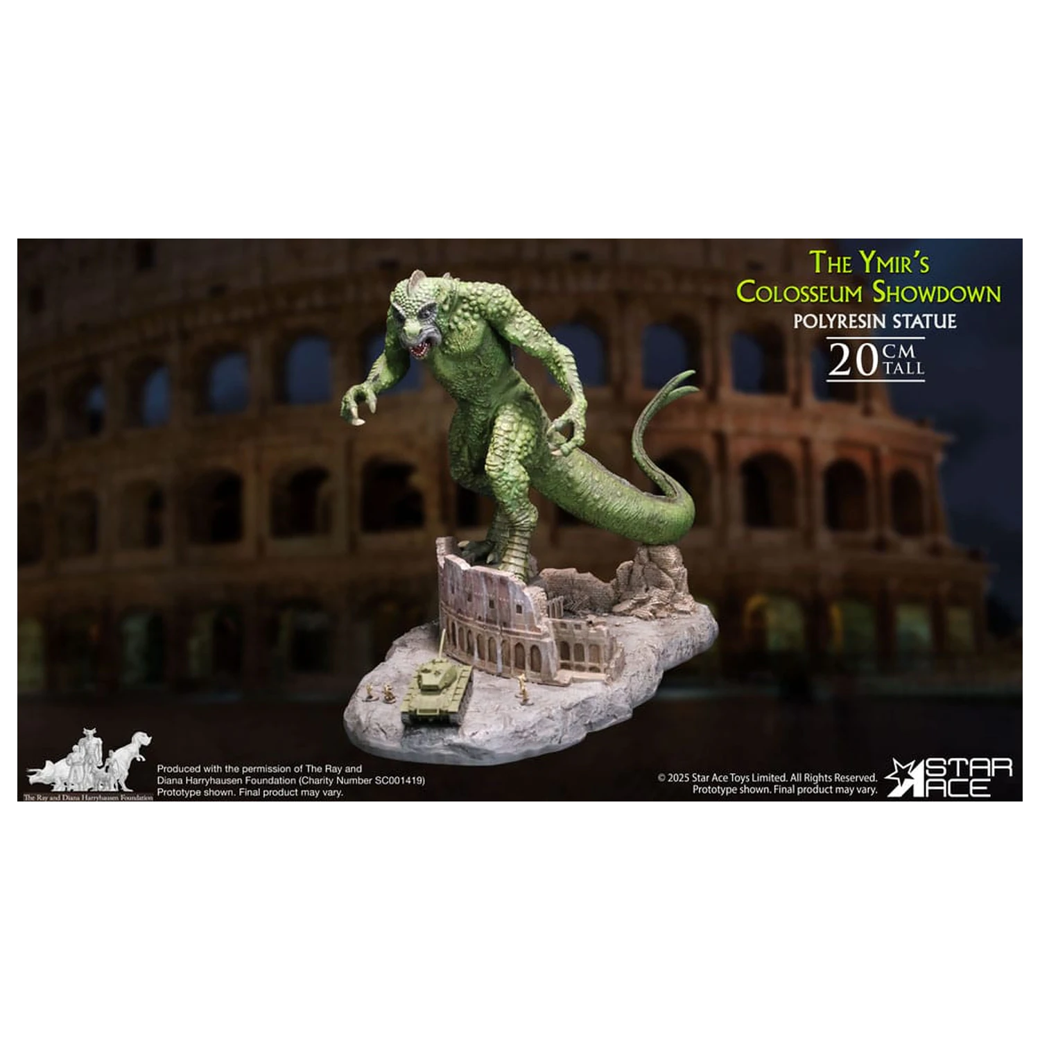 Ray Harryhausen Diorama 1/8 The Ymir's Colosseum Showdown 20 Zentimeter Produktfoto