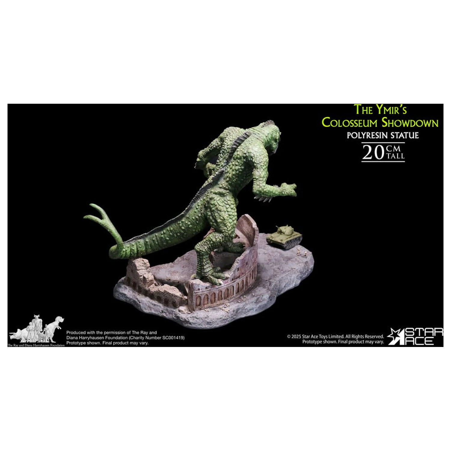 Ray Harryhausen Diorama 1/8 The Ymir's Colosseum Showdown 20 Zentimeter Produktfoto