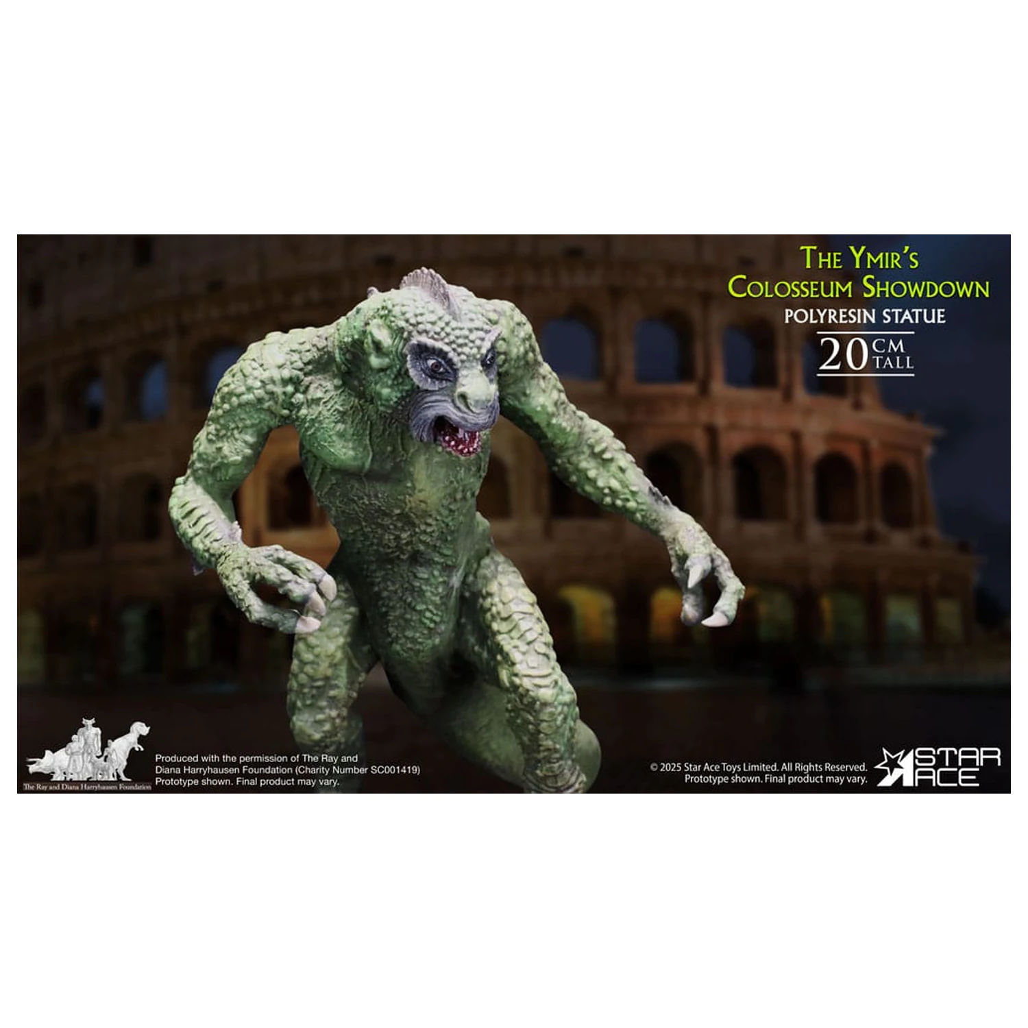 Ray Harryhausen Diorama 1/8 The Ymir's Colosseum Showdown 20 Zentimeter Produktfoto