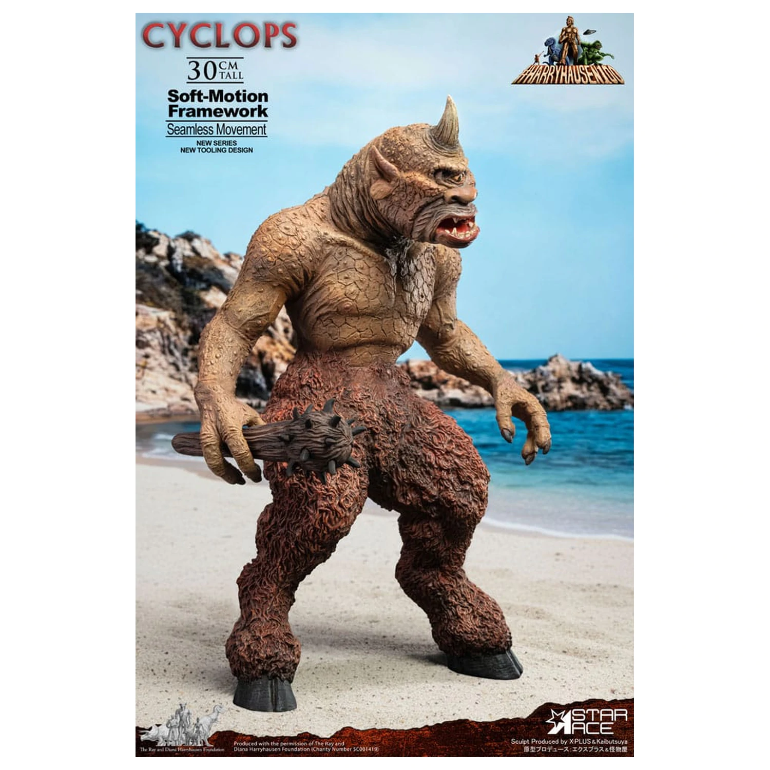 Ray Harryhausen Soft-Motion Series Statue Cyclops 30 cm Produktfoto