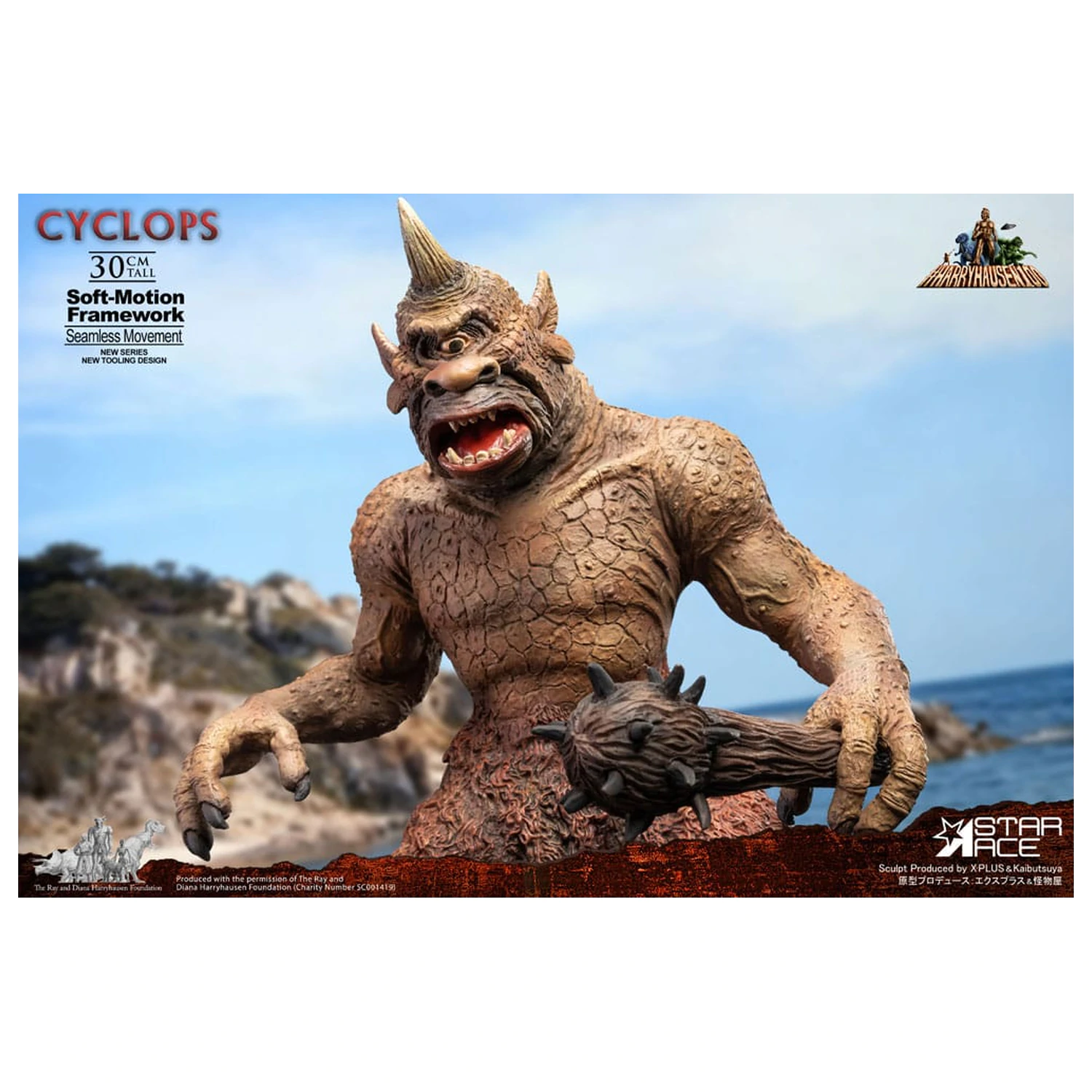 Ray Harryhausen Soft-Motion Series Statue Cyclops 30 cm Produktfoto