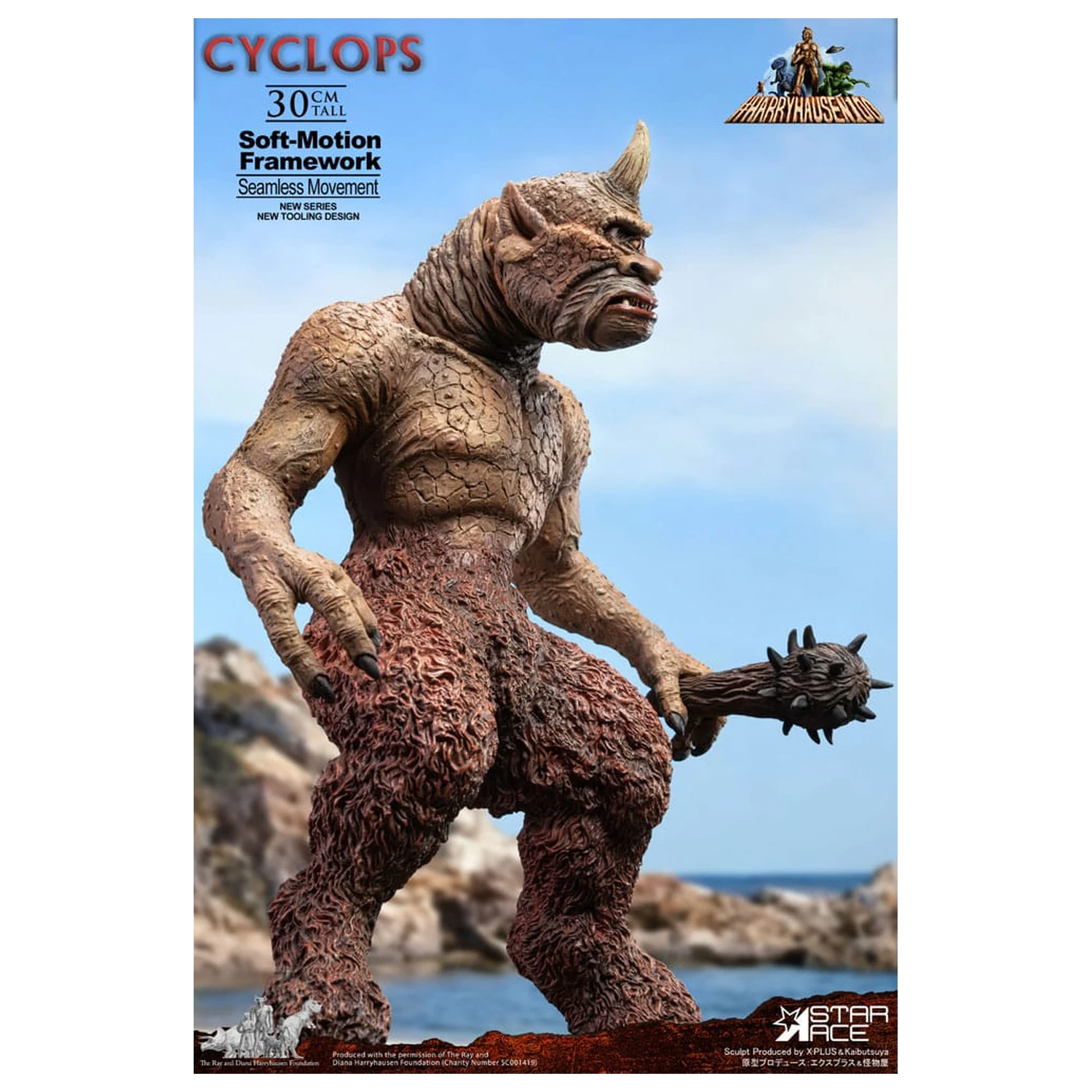 Ray Harryhausen Soft-Motion Series Statue Cyclops 30 cm Produktfoto
