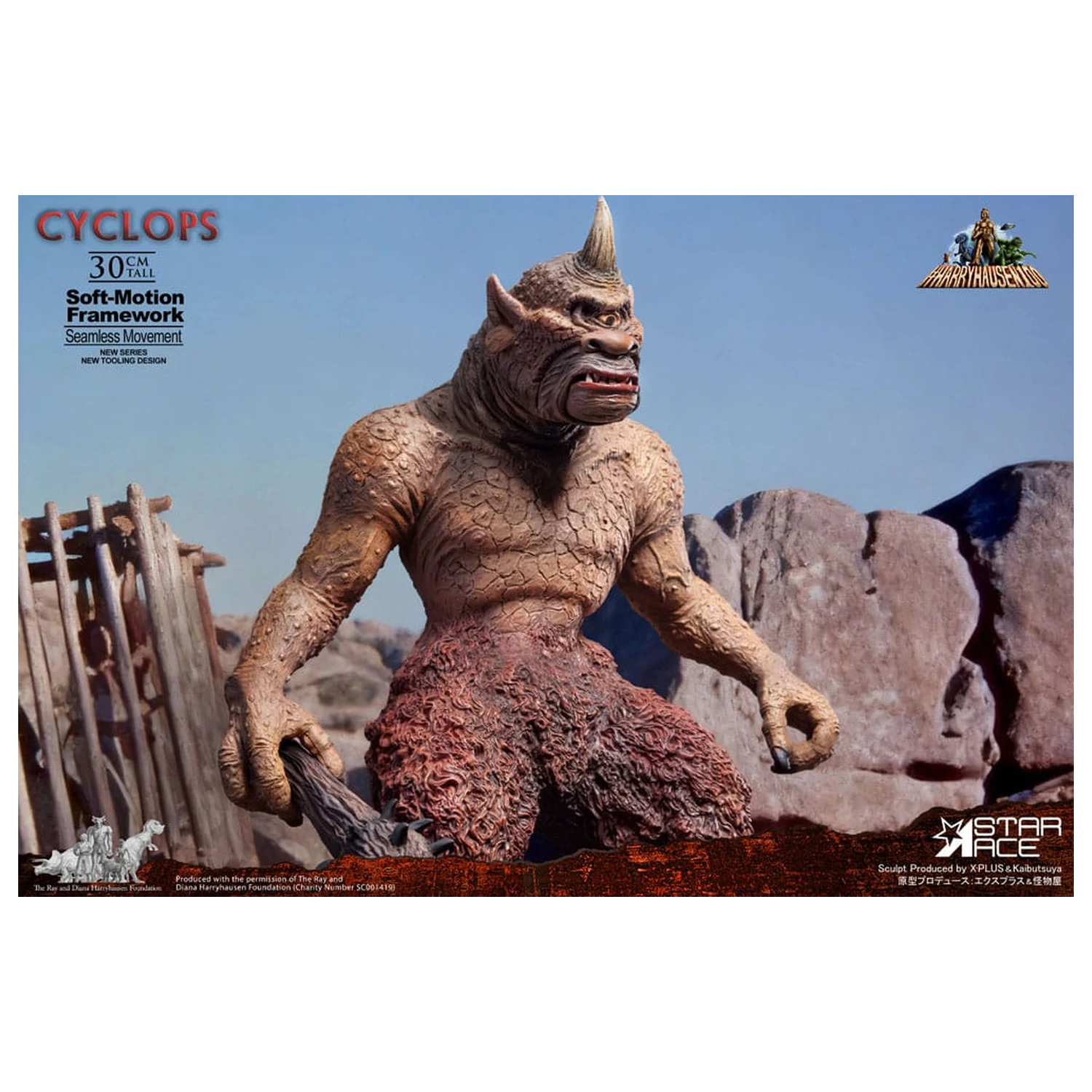 Ray Harryhausen Soft-Motion Series Statue Cyclops 30 cm Produktfoto