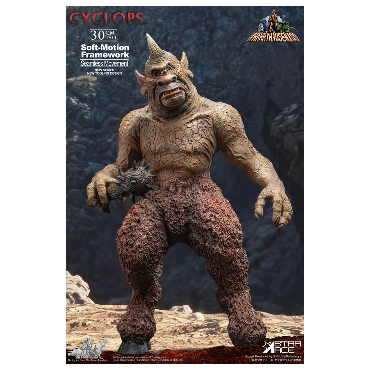 Ray Harryhausen Soft-Motion Series Statue Cyclops 30 cm Produktfoto