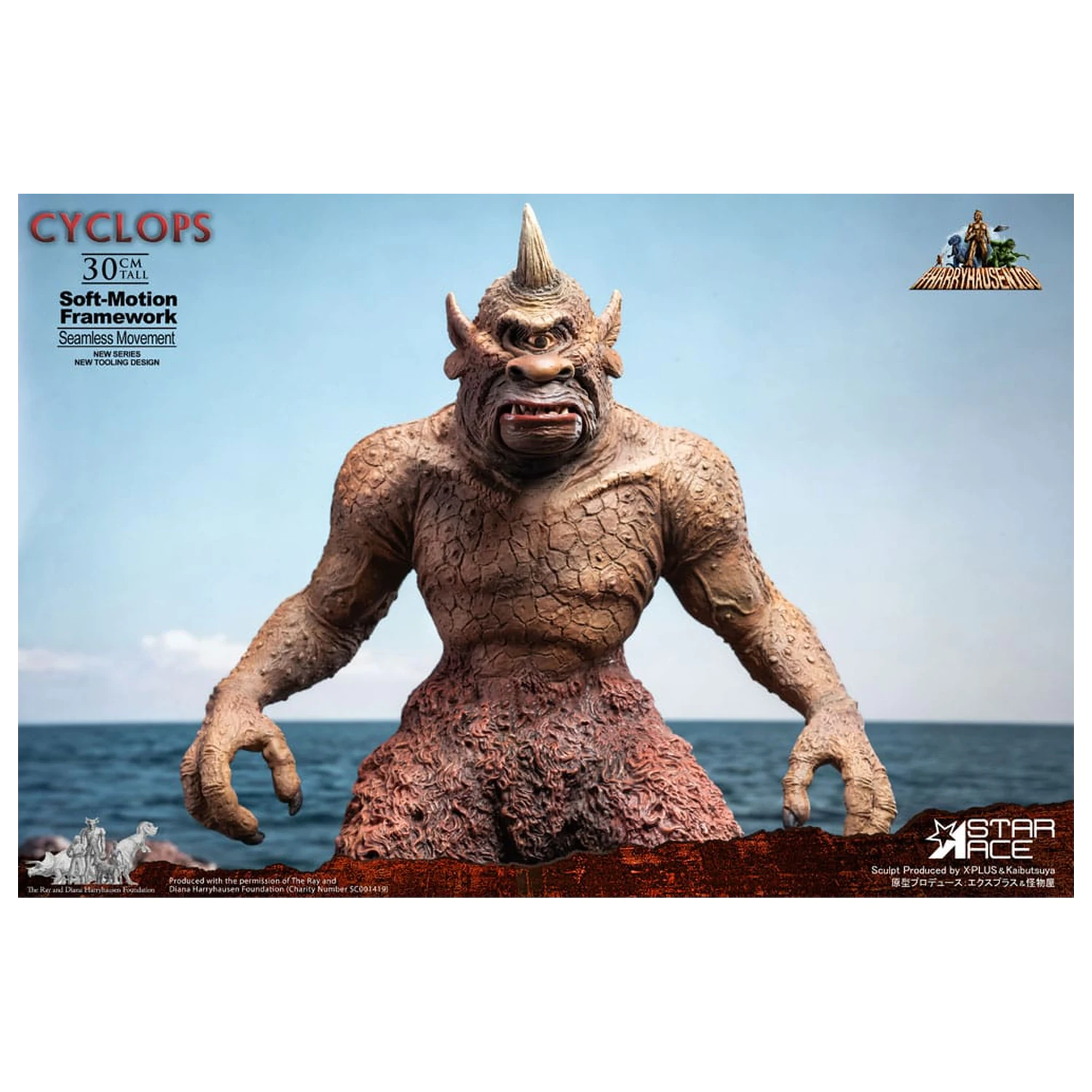 Ray Harryhausen Soft-Motion Series Statue Cyclops 30 cm Produktfoto