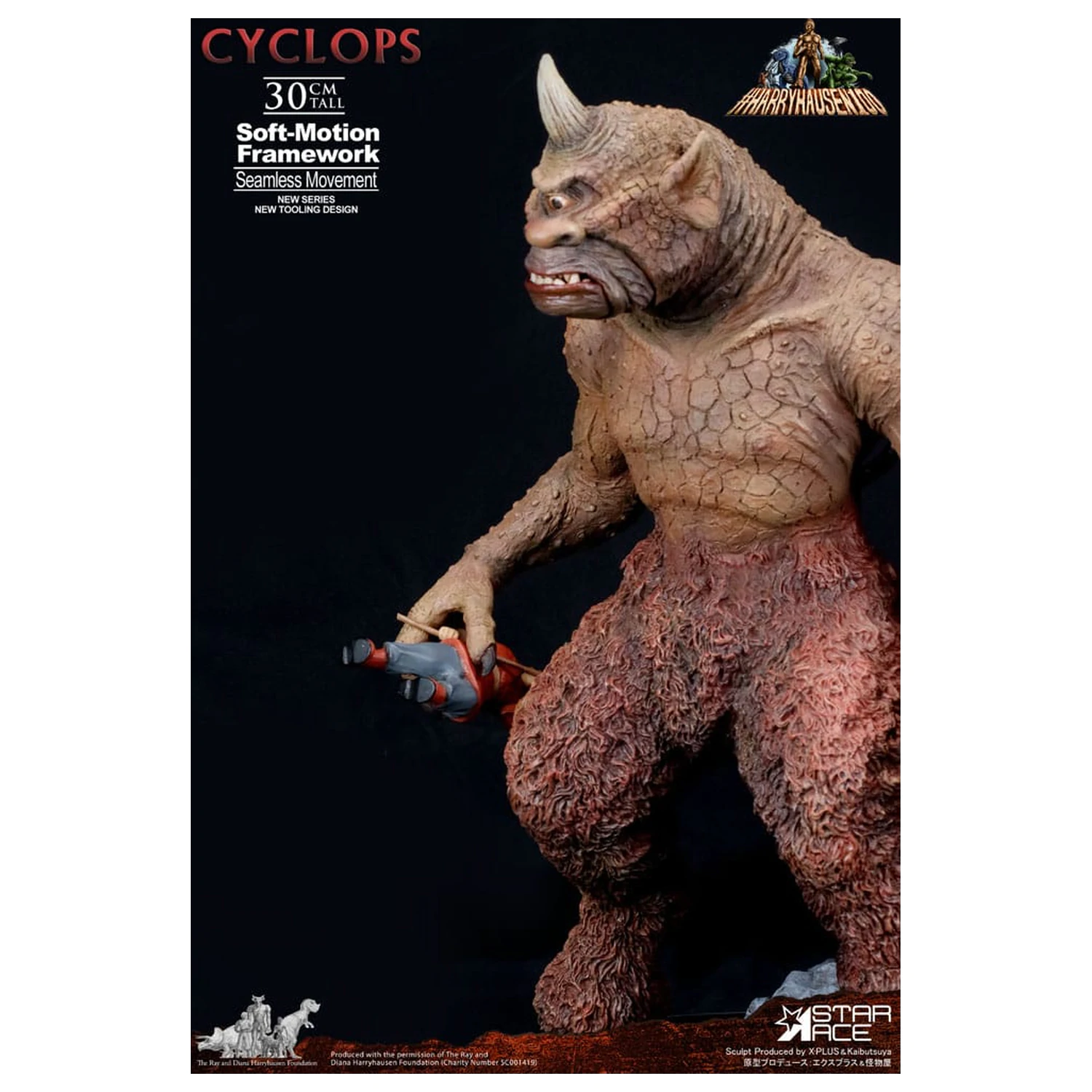 Ray Harryhausen Soft-Motion Series Statue Cyclops 30 cm Produktfoto