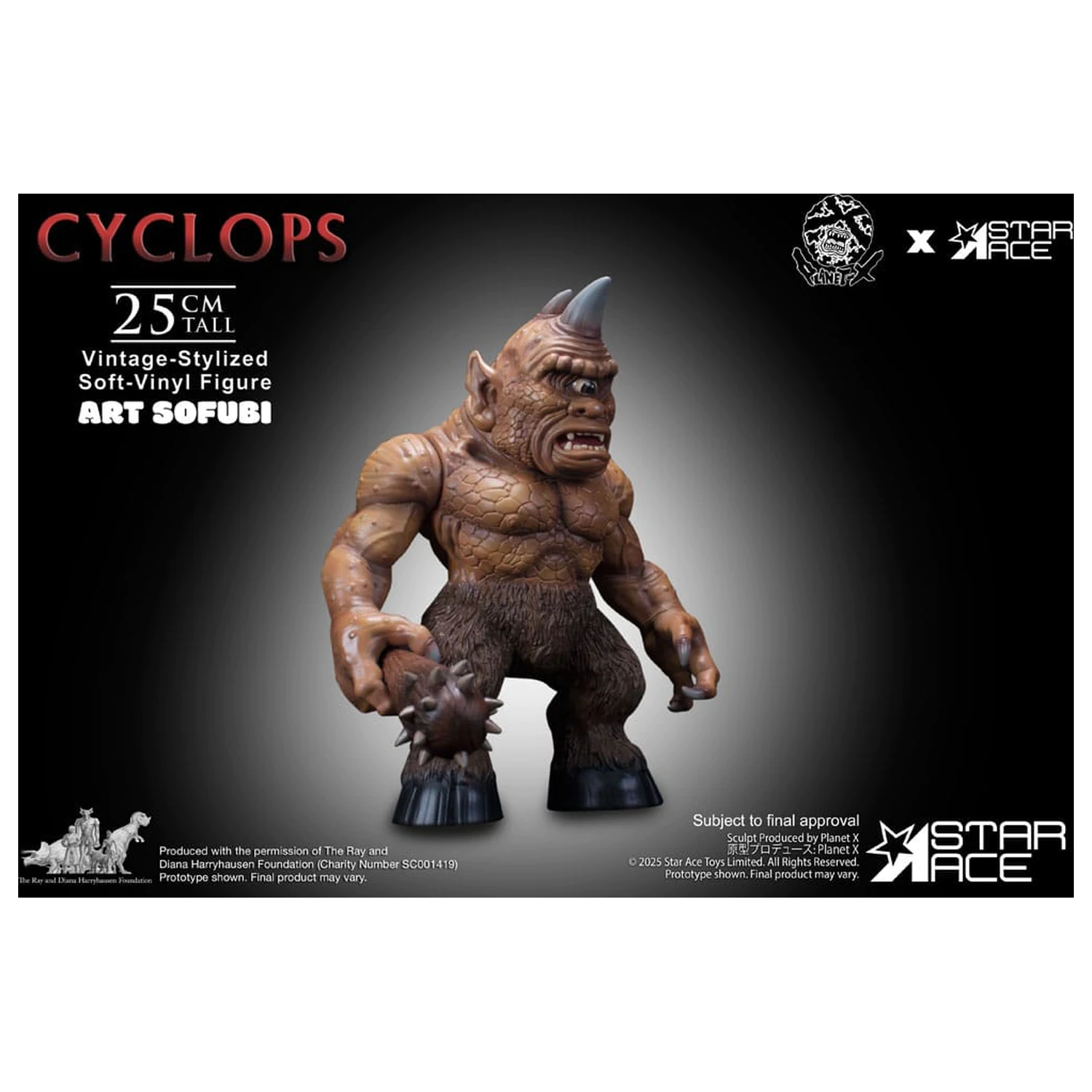 Ray Harryhausen Soft Vinyl Statue Cyclops (Vintage-Style) 25 cm Produktfoto
