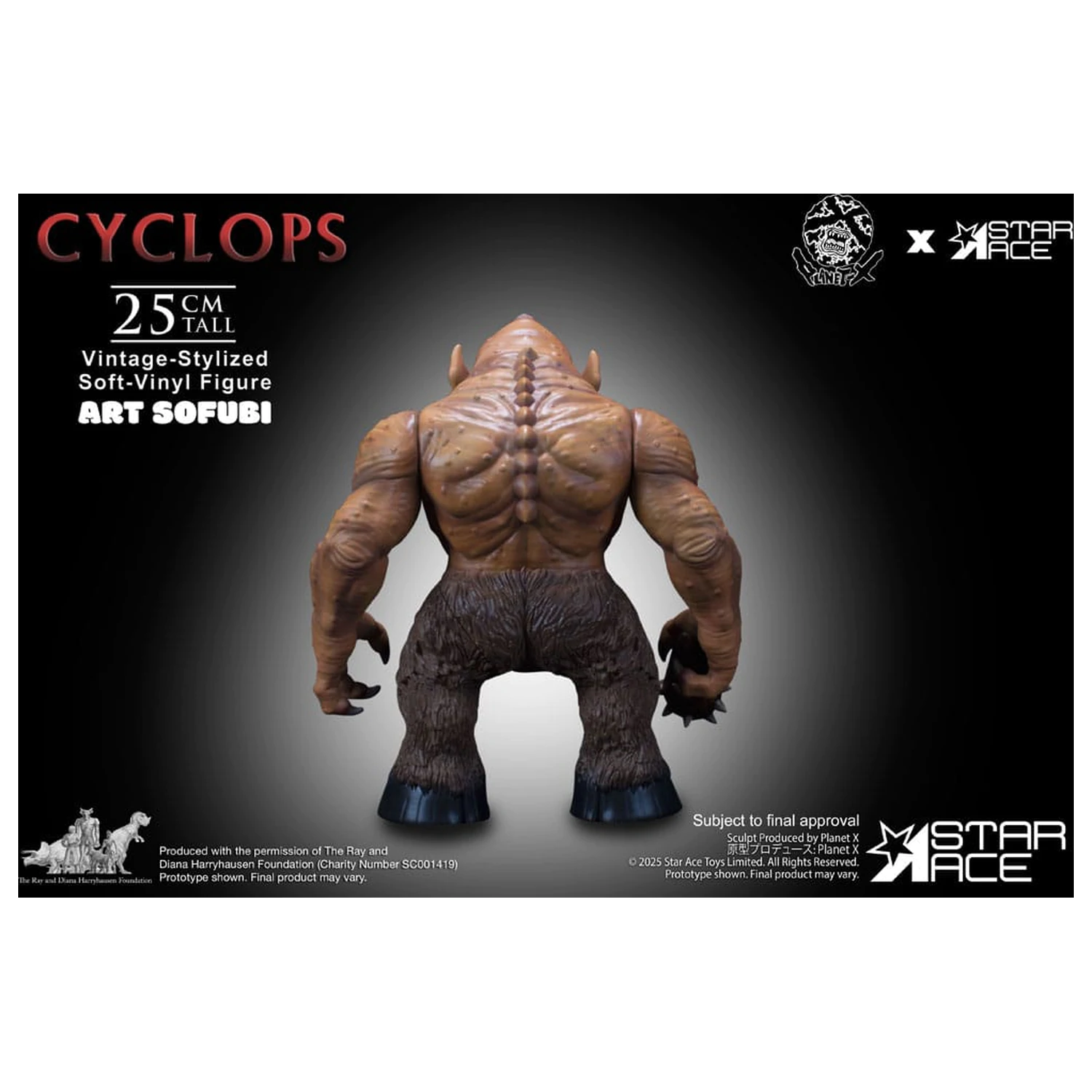 Ray Harryhausen Soft Vinyl Statue Cyclops (Vintage-Style) 25 cm Produktfoto