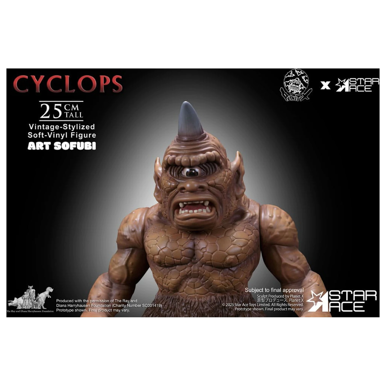 Ray Harryhausen Soft Vinyl Statue Cyclops (Vintage-Style) 25 cm Produktfoto
