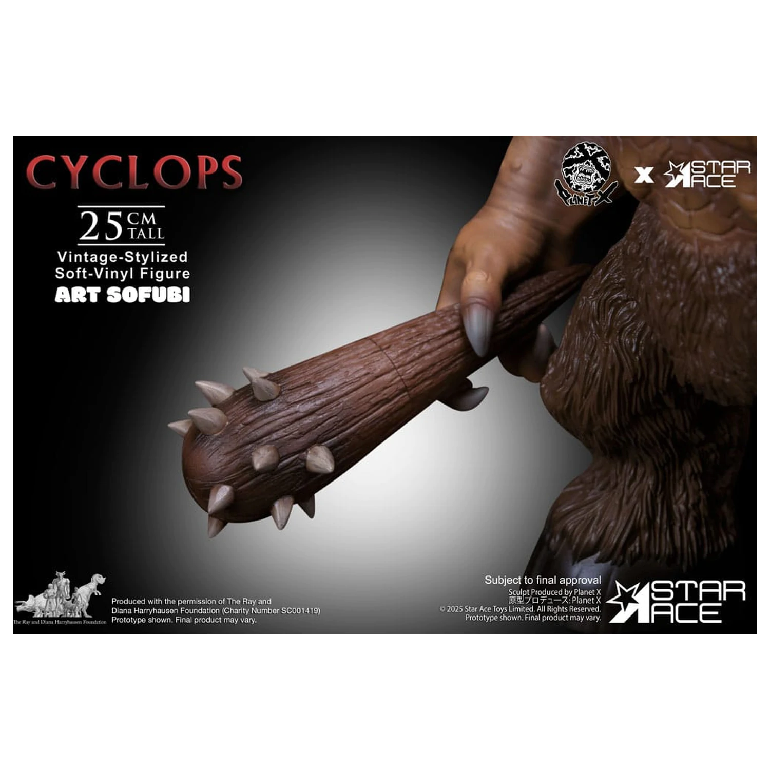 Ray Harryhausen Soft Vinyl Statue Cyclops (Vintage-Style) 25 cm Produktfoto