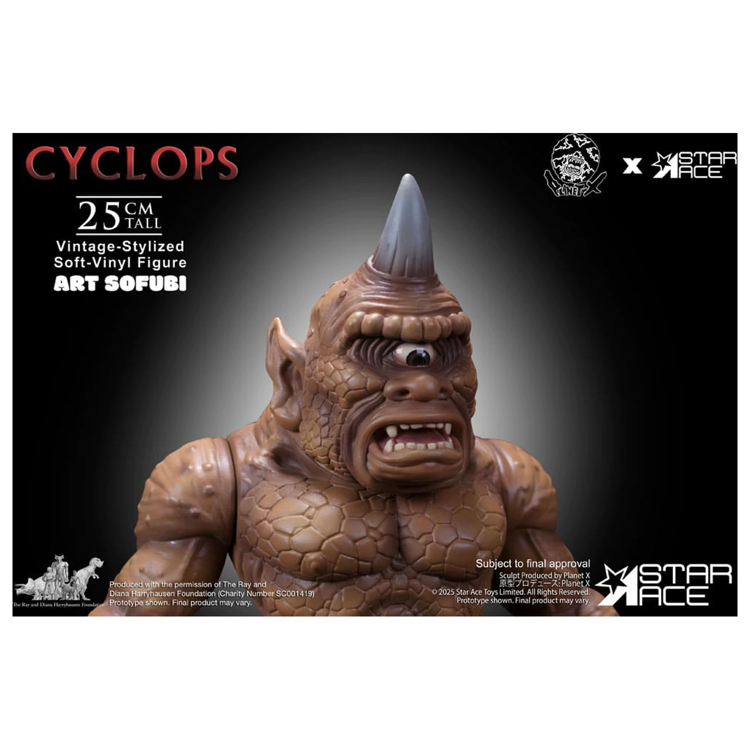 Ray Harryhausen Soft Vinyl Statue Cyclops (Vintage-Style) 25 cm Produktfoto