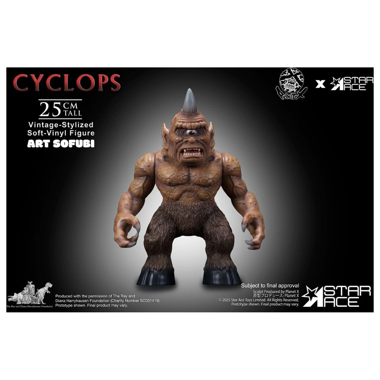 Ray Harryhausen Soft Vinyl Statue Cyclops (Vintage-Style) 25 cm Produktfoto
