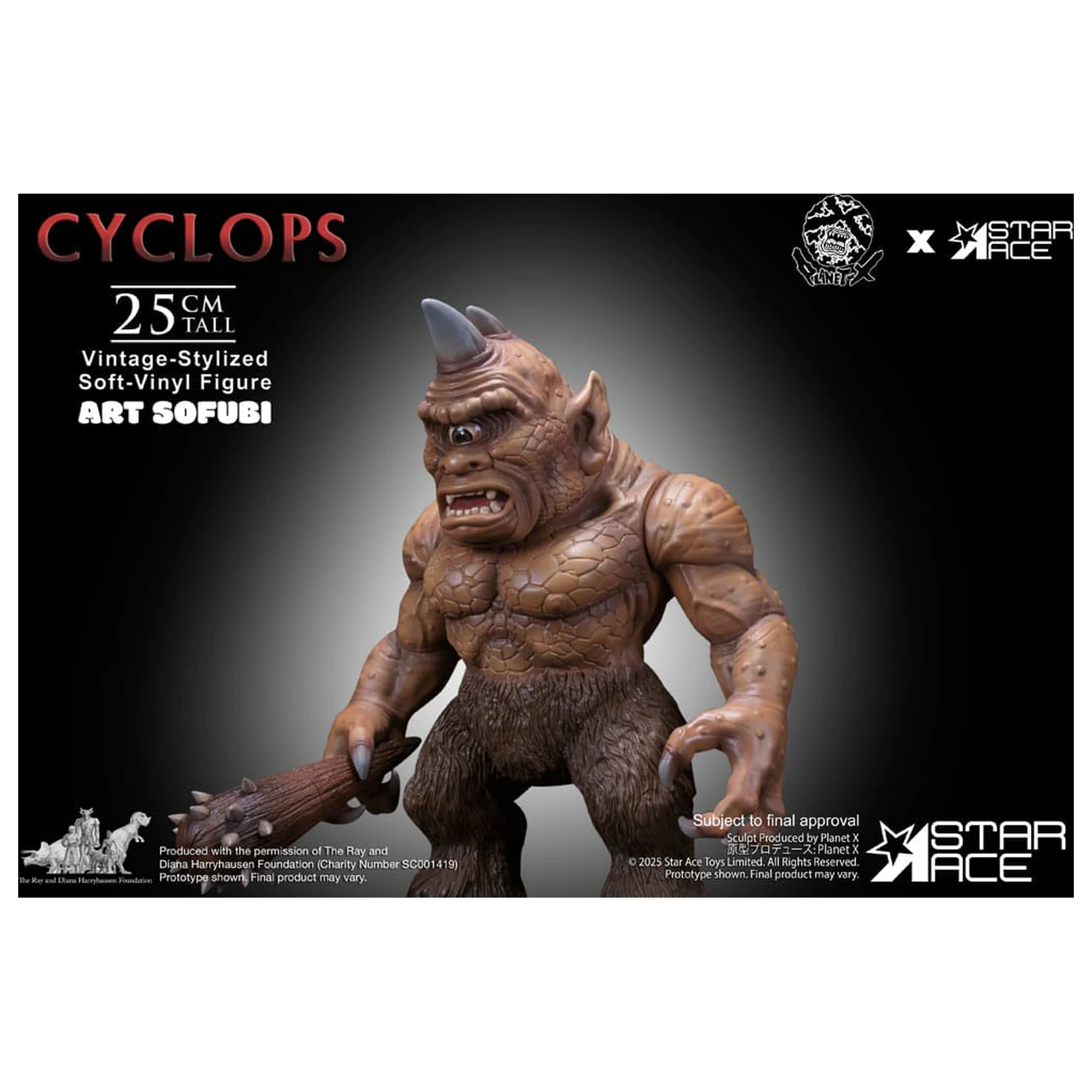 Ray Harryhausen Soft Vinyl Statue Cyclops (Vintage-Style) 25 cm Produktfoto