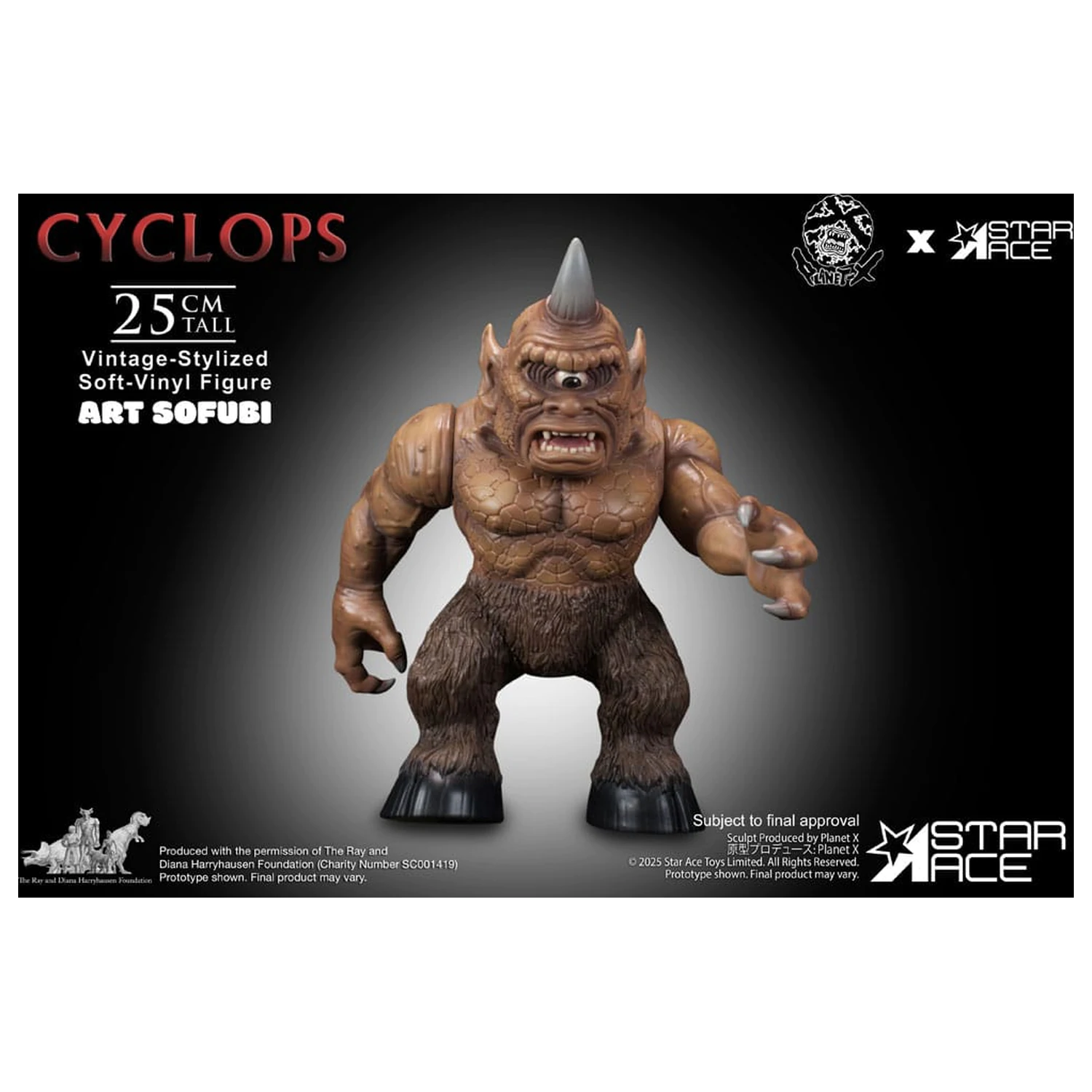 Ray Harryhausen Soft Vinyl Statue Cyclops (Vintage-Style) 25 cm Produktfoto