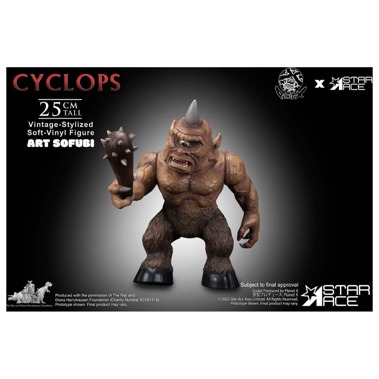 Ray Harryhausen Soft Vinyl Statue Cyclops (Vintage-Style) 25 cm Produktfoto