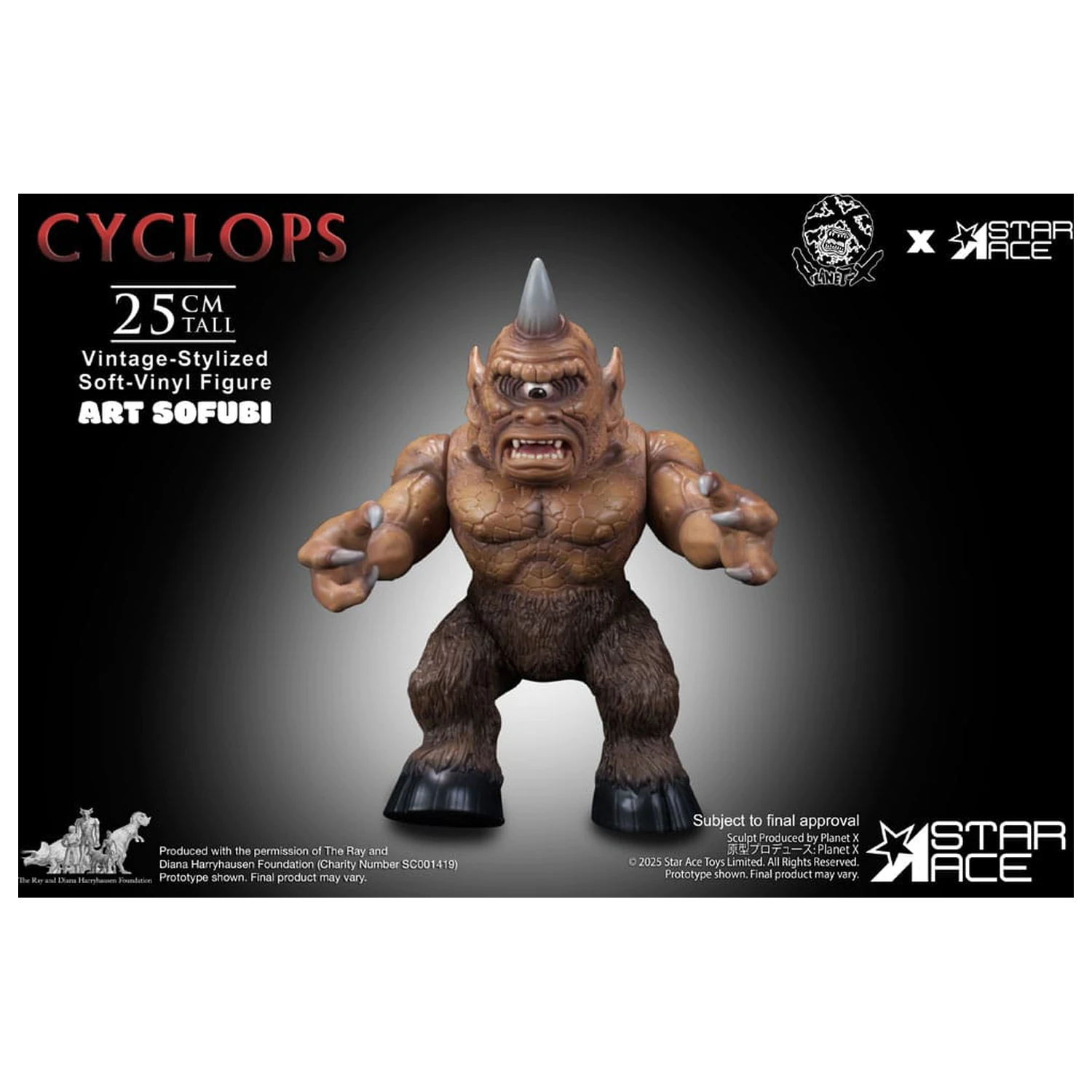 Ray Harryhausen Soft Vinyl Statue Cyclops (Vintage-Style) 25 cm Produktfoto