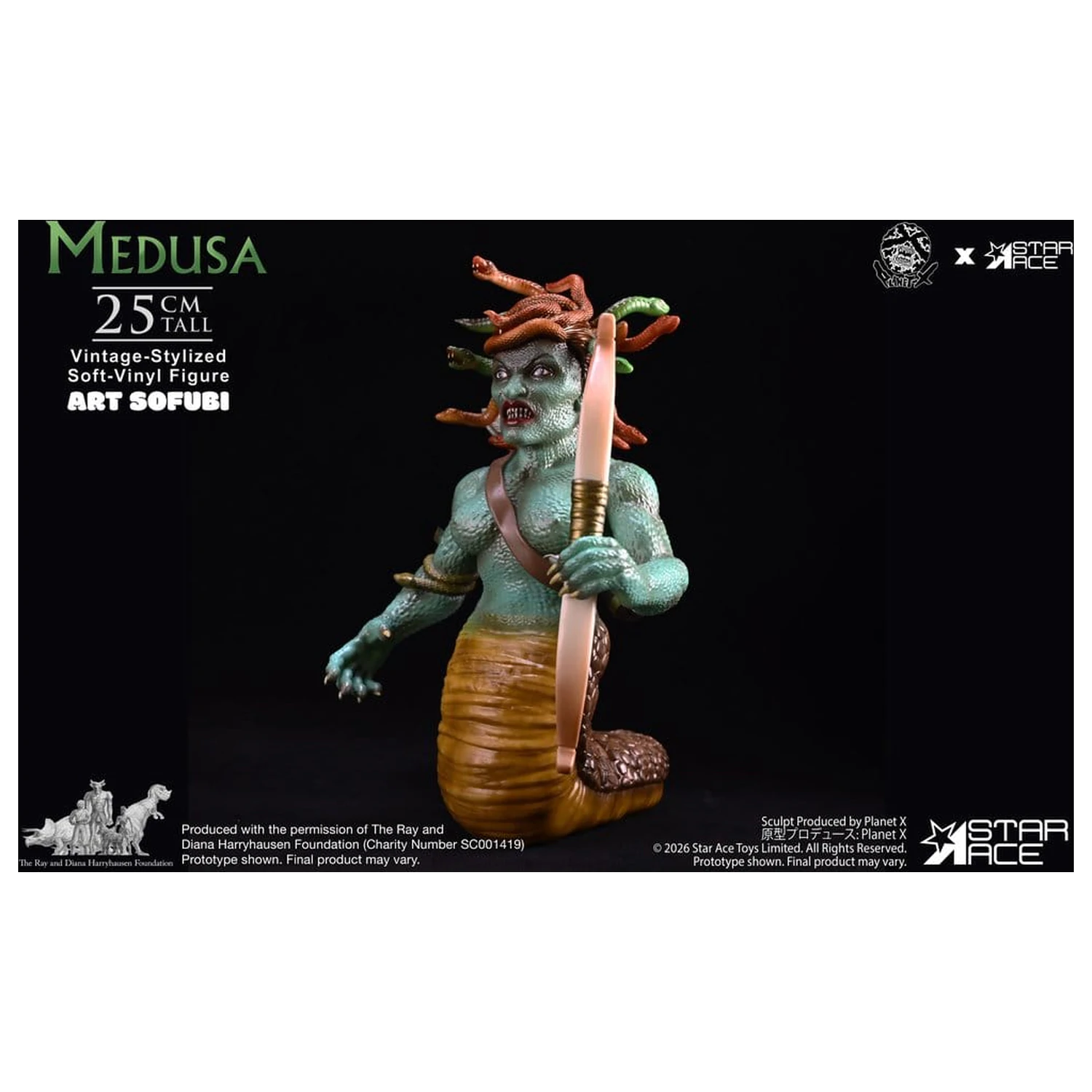 Ray Harryhausen Soft Vinyl Statue Medusa (Vintage-Style) 25 cm Produktfoto