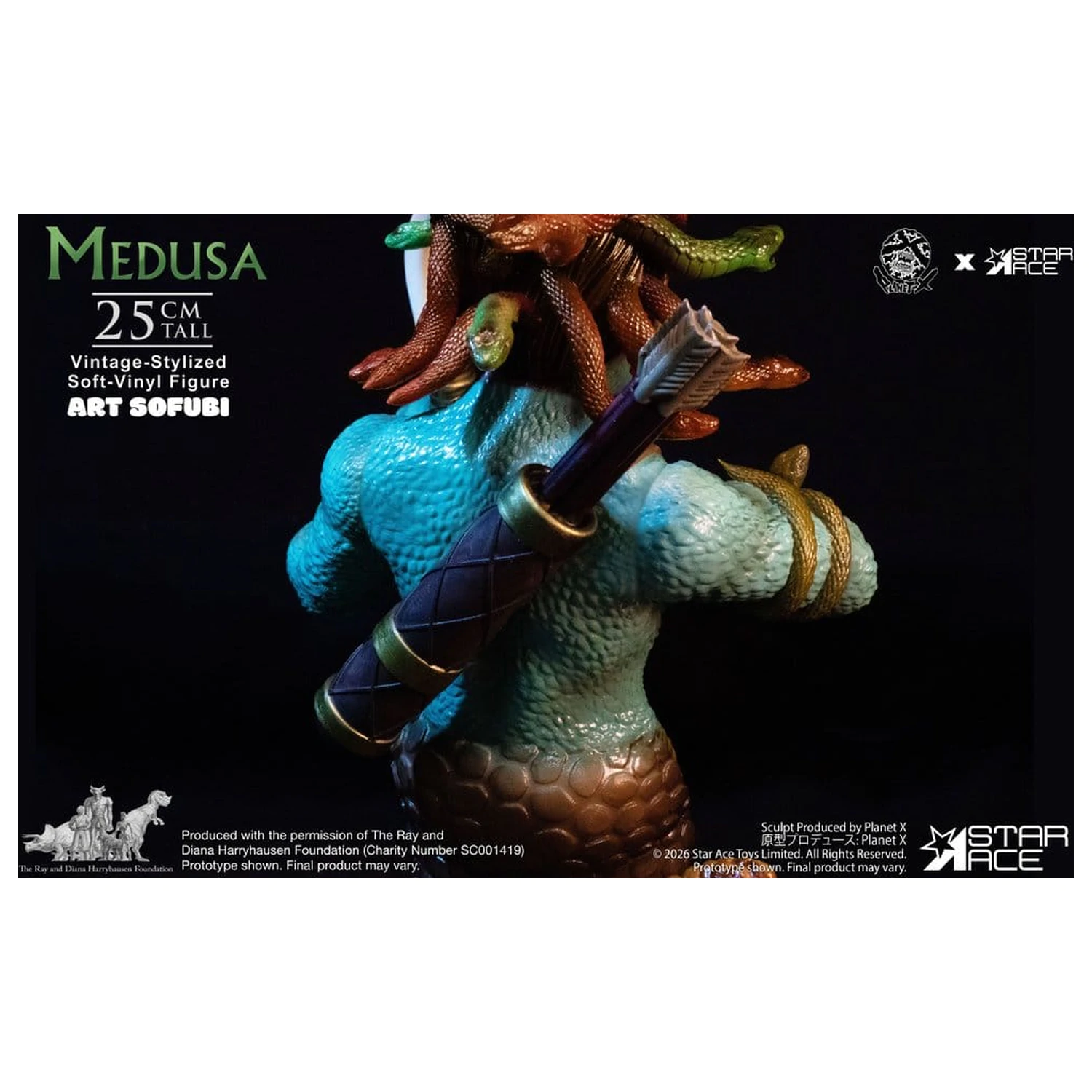 Ray Harryhausen Soft Vinyl Statue Medusa (Vintage-Style) 25 cm Produktfoto