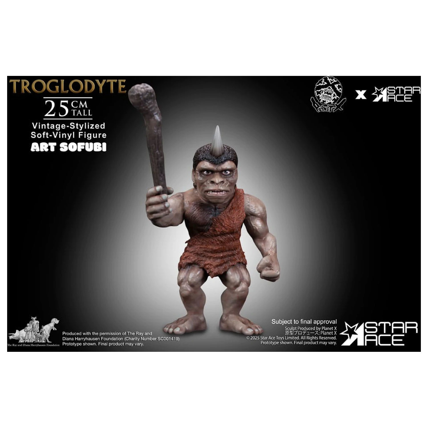 Ray Harryhausen Soft Vinyl Statue Troglodyte (Vintage-Stil) 25 Zentimeter Produktfoto