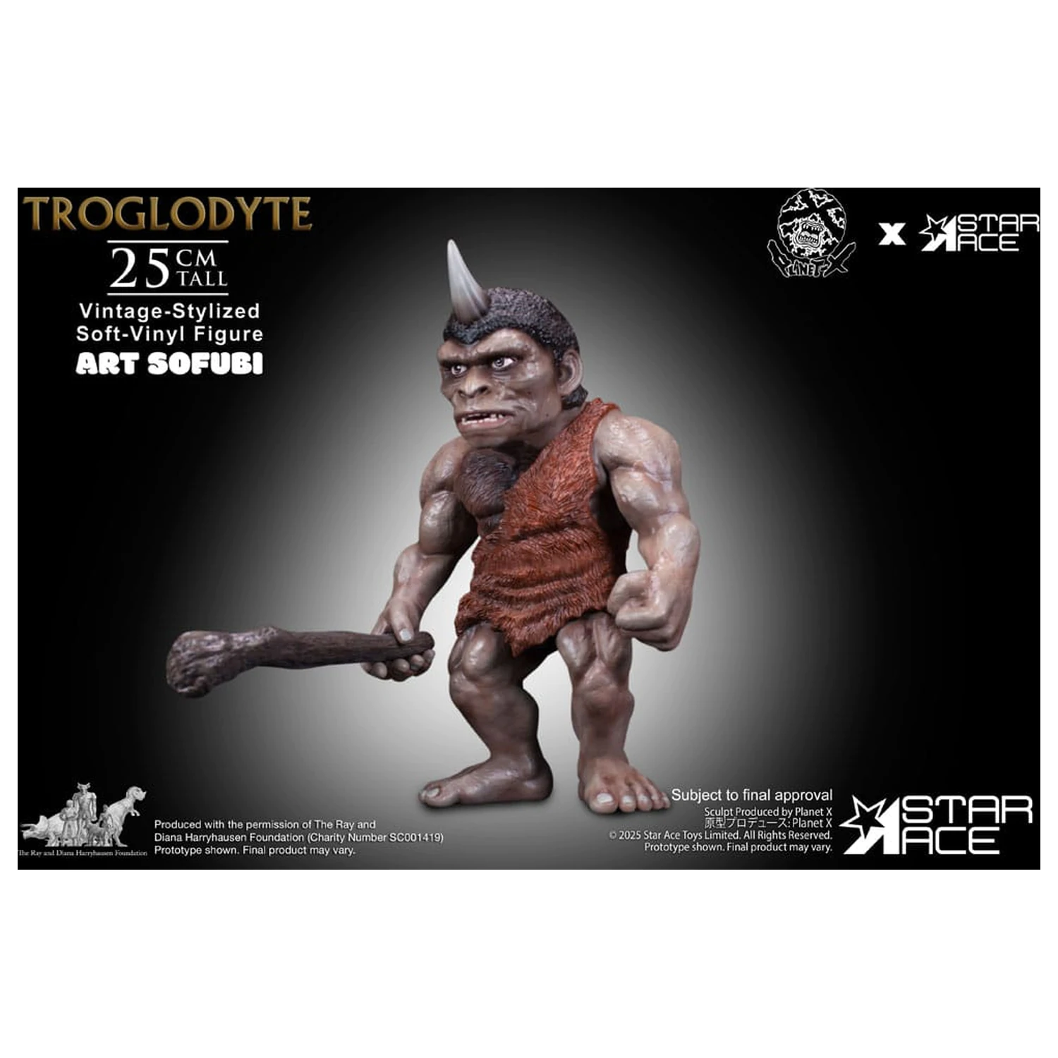 Ray Harryhausen Soft Vinyl Statue Troglodyte (Vintage-Stil) 25 Zentimeter Produktfoto