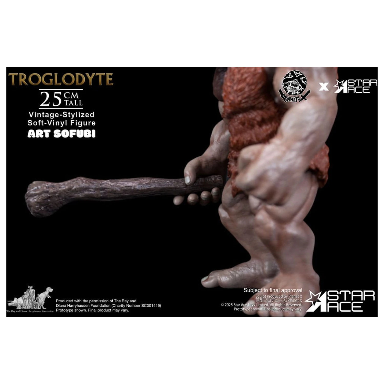 Ray Harryhausen Soft Vinyl Statue Troglodyte (Vintage-Stil) 25 Zentimeter Produktfoto