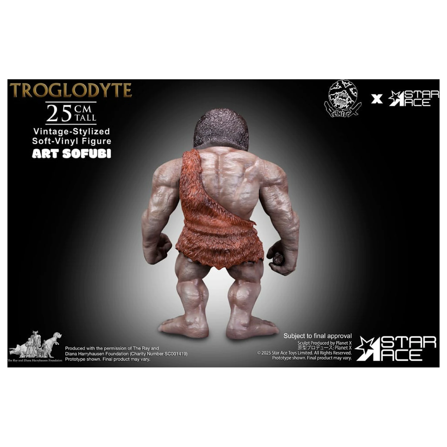 Ray Harryhausen Soft Vinyl Statue Troglodyte (Vintage-Stil) 25 Zentimeter Produktfoto