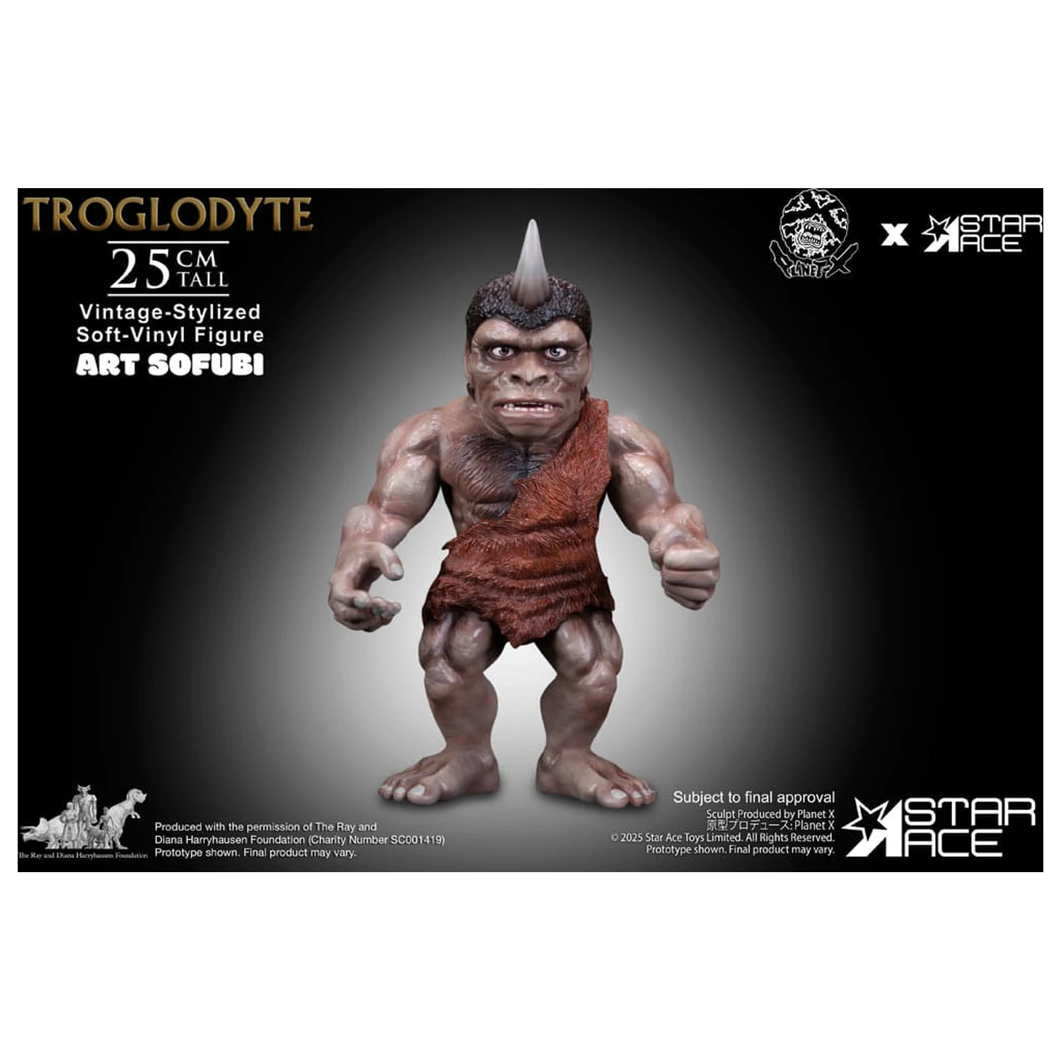Ray Harryhausen Soft Vinyl Statue Troglodyte (Vintage-Stil) 25 Zentimeter Produktfoto