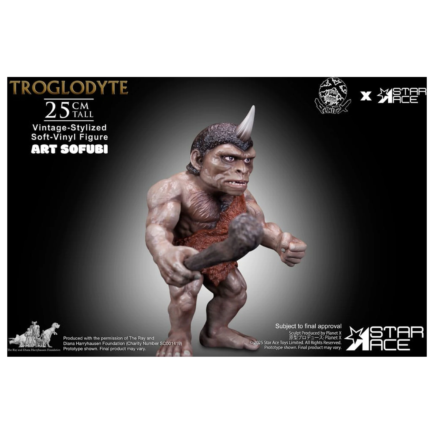 Ray Harryhausen Soft Vinyl Statue Troglodyte (Vintage-Stil) 25 Zentimeter Produktfoto