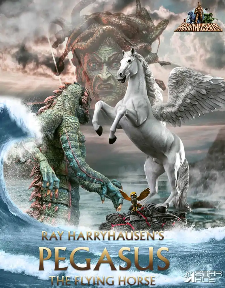 Ray Harryhausen Statue Pegasus: The Flying Horse 2.0 Deluxe Version 45 cm Produktfoto
