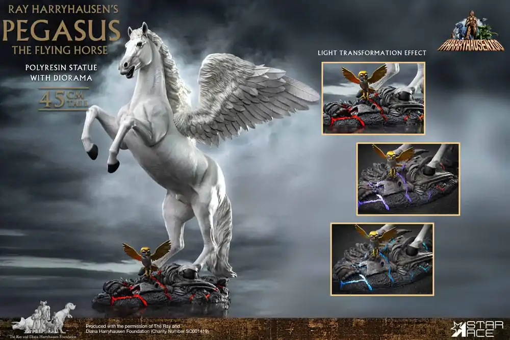 Ray Harryhausen Statue Pegasus: The Flying Horse 2.0 Deluxe Version 45 cm Produktfoto