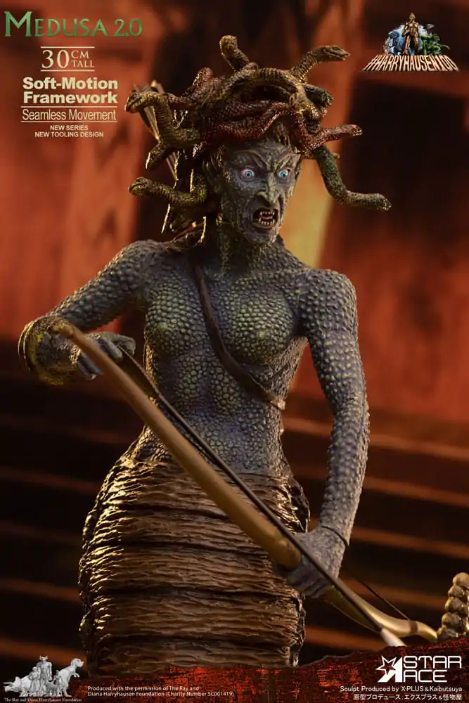 Ray Harryhausens Soft-Motion Series Statue Medusa 30 cm Produktfoto