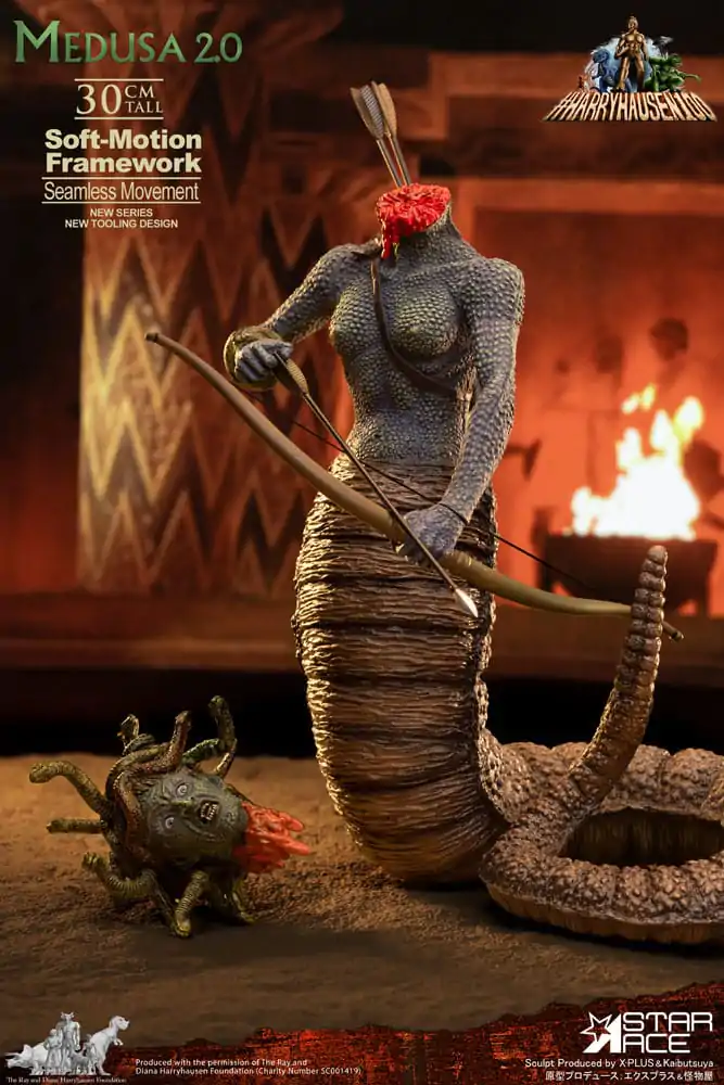 Ray Harryhausens Soft-Motion Series Statue Medusa 30 cm Produktfoto