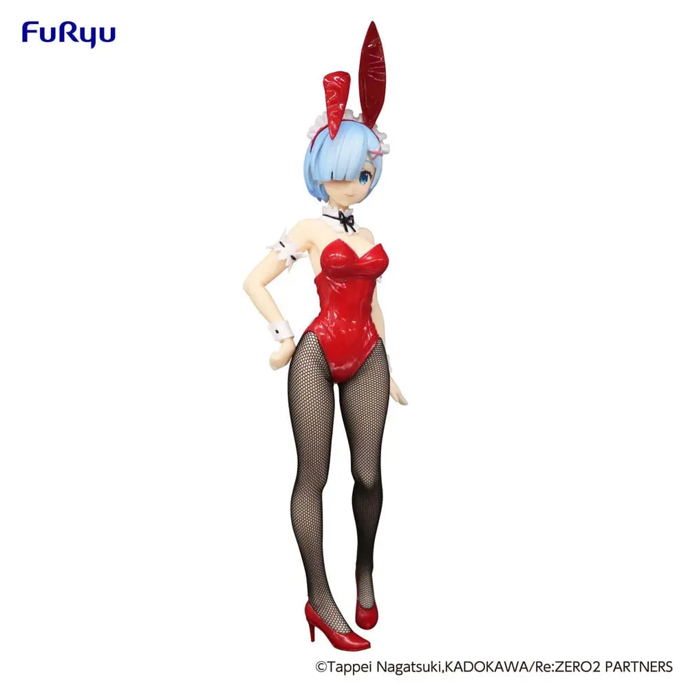 Re:Zero BiCute Bunnies PVC Statue Rem Red Color ver. 29 cm Produktfoto