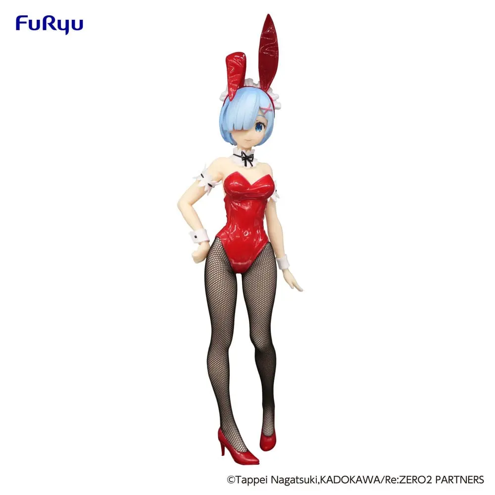 Re:Zero BiCute Bunnies PVC Statue Rem Red Color ver. 29 cm Produktfoto