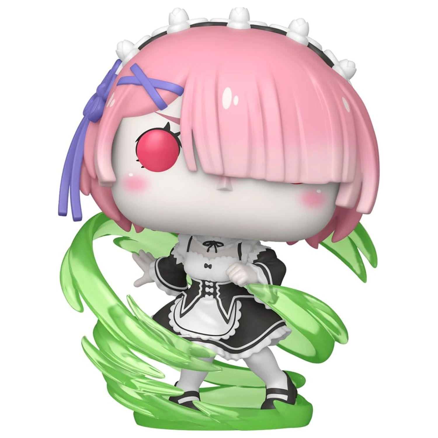 Re:Zero Funko POP! Plus Vinyl Figur Ram (Wind Magic) (Glow) Exklusiv 9 cm Produktfoto