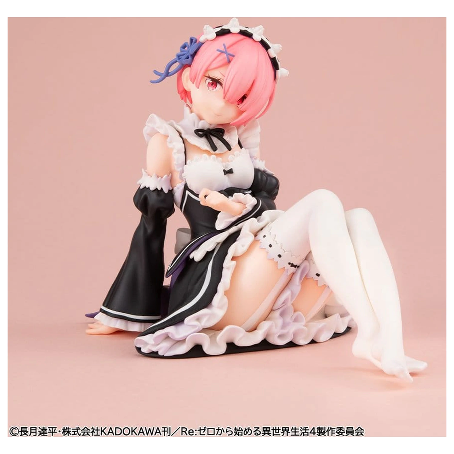 Re:Zero Melty Princess PVC Figur Ram Handflächengröße 9 cm Produktfoto