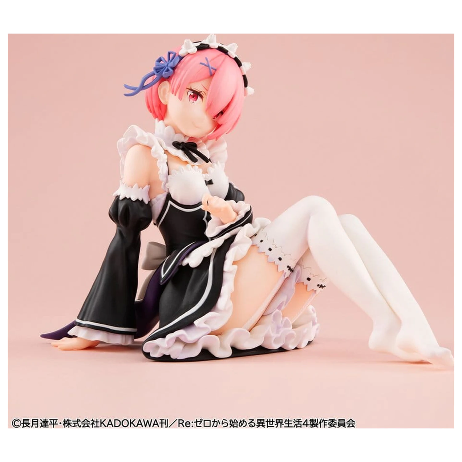 Re:Zero Melty Princess PVC Figur Ram Handflächengröße 9 cm Produktfoto