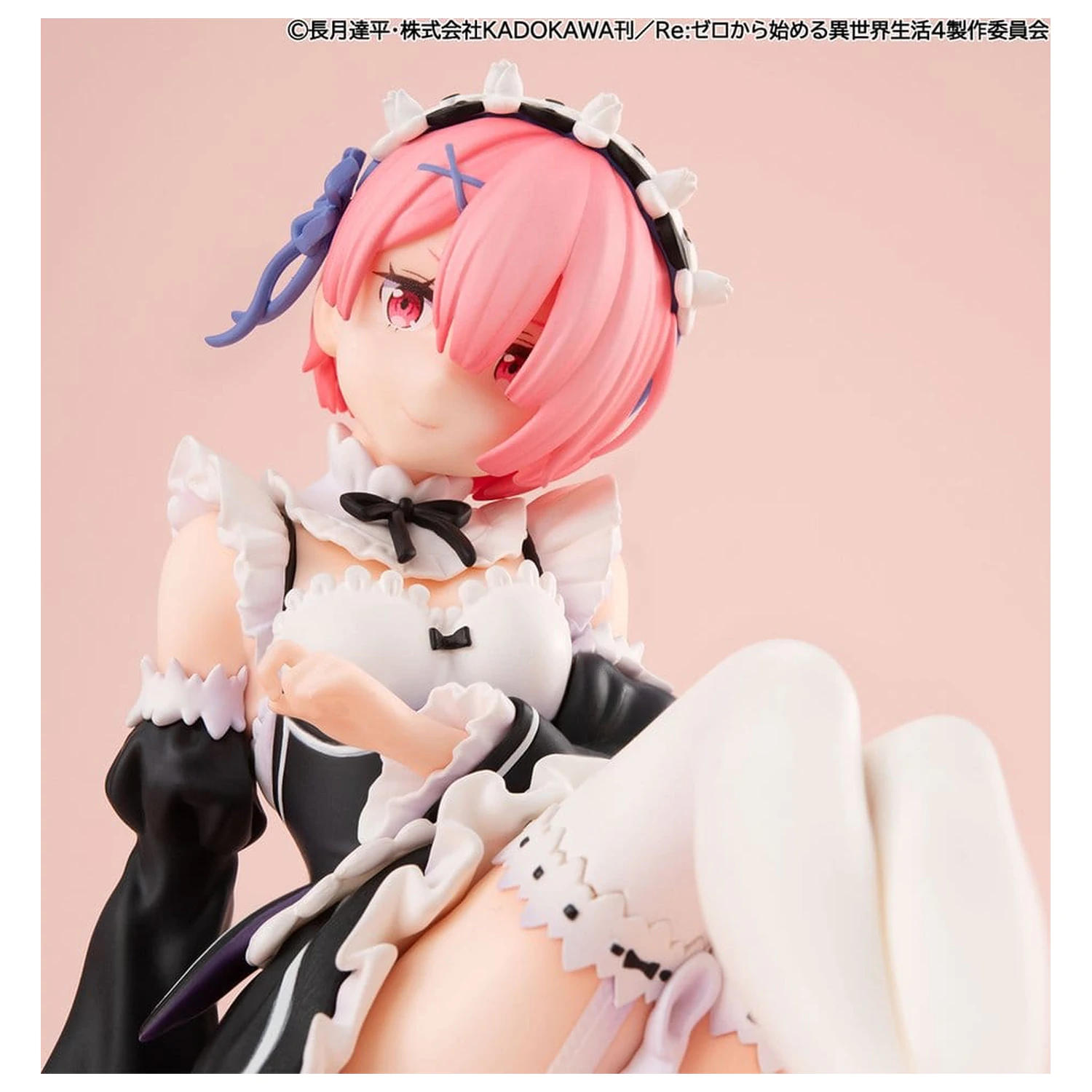 Re:Zero Melty Princess PVC Figur Ram Handflächengröße 9 cm Produktfoto