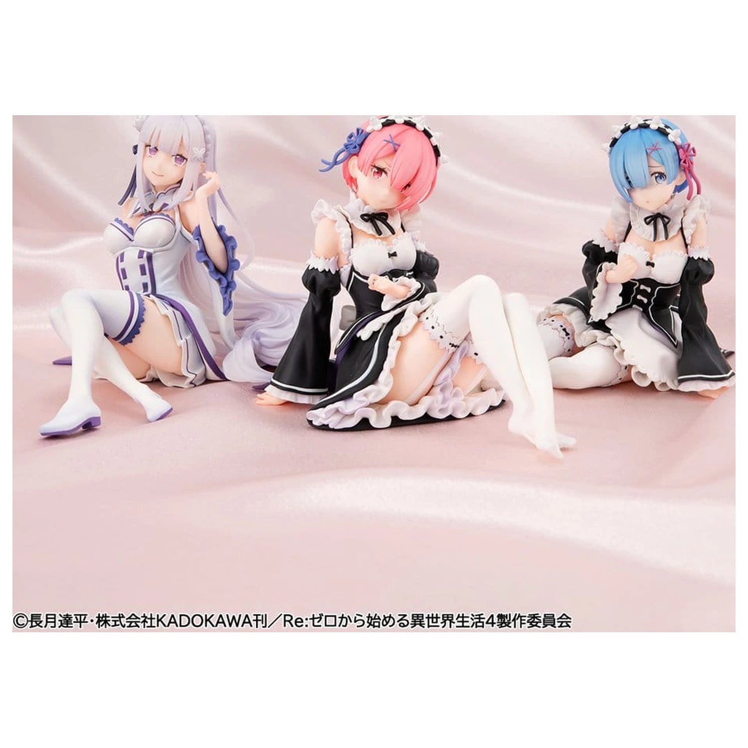 Re:Zero Melty Princess PVC Figur Ram Handflächengröße 9 cm Produktfoto