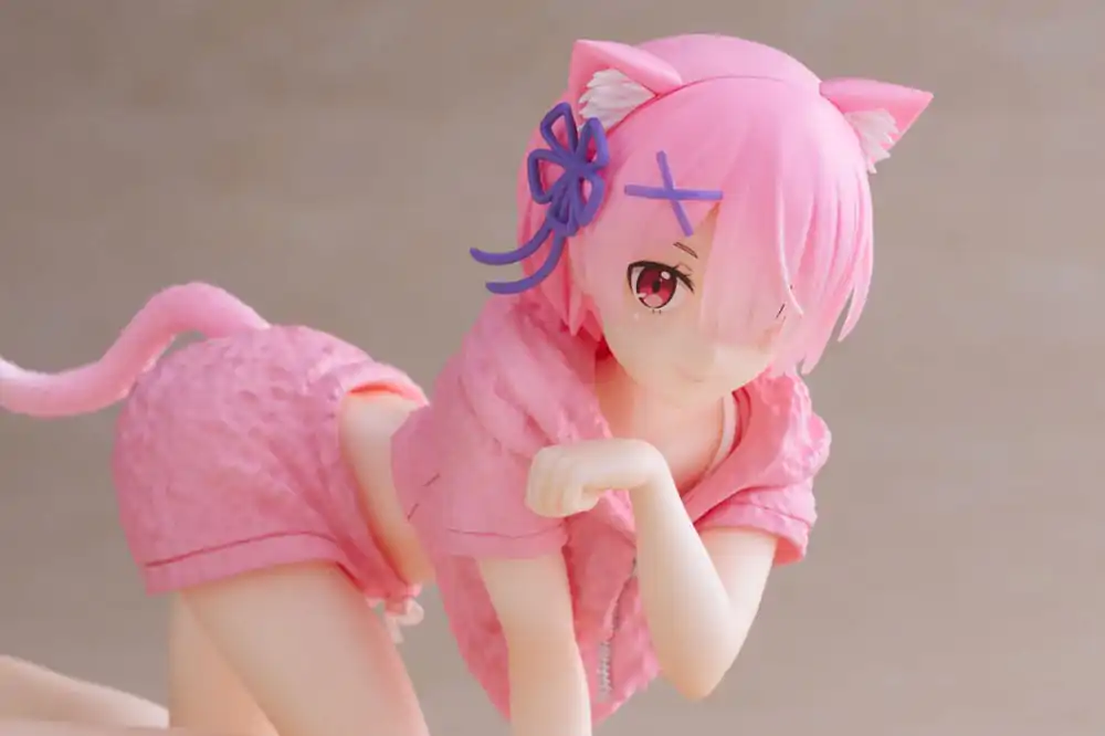 Re:Zero Precious PVC Statue Desktop Cute Figure Ram Cat Roomwear Ver. 13 cm Produktfoto