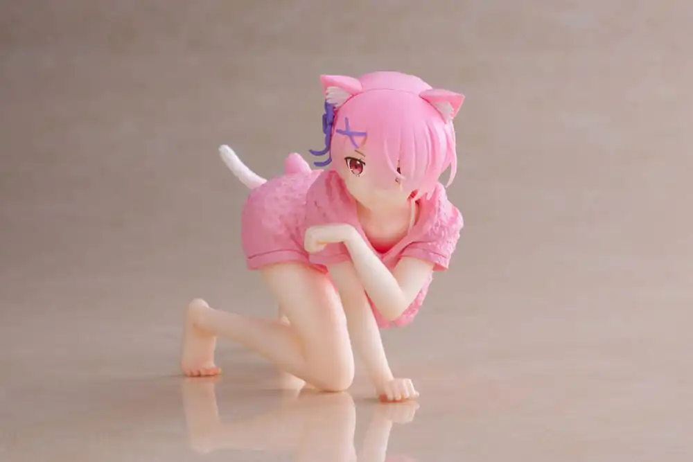 Re:Zero Precious PVC Statue Desktop Cute Figure Ram Cat Roomwear Ver. 13 cm Produktfoto