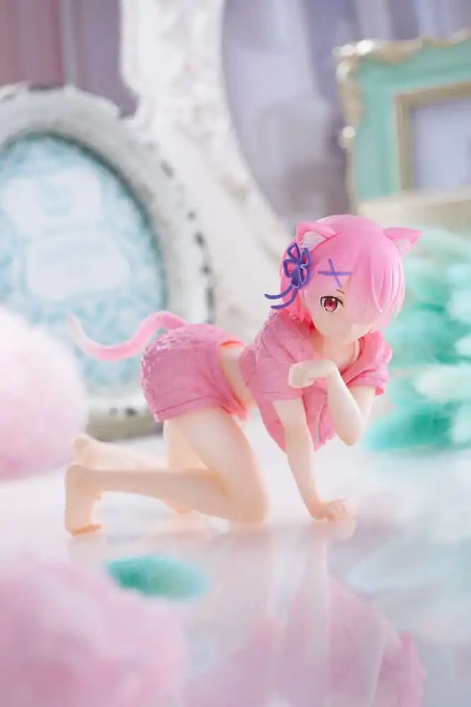 Re:Zero Precious PVC Statue Desktop Cute Figure Ram Cat Roomwear Ver. 13 cm Produktfoto