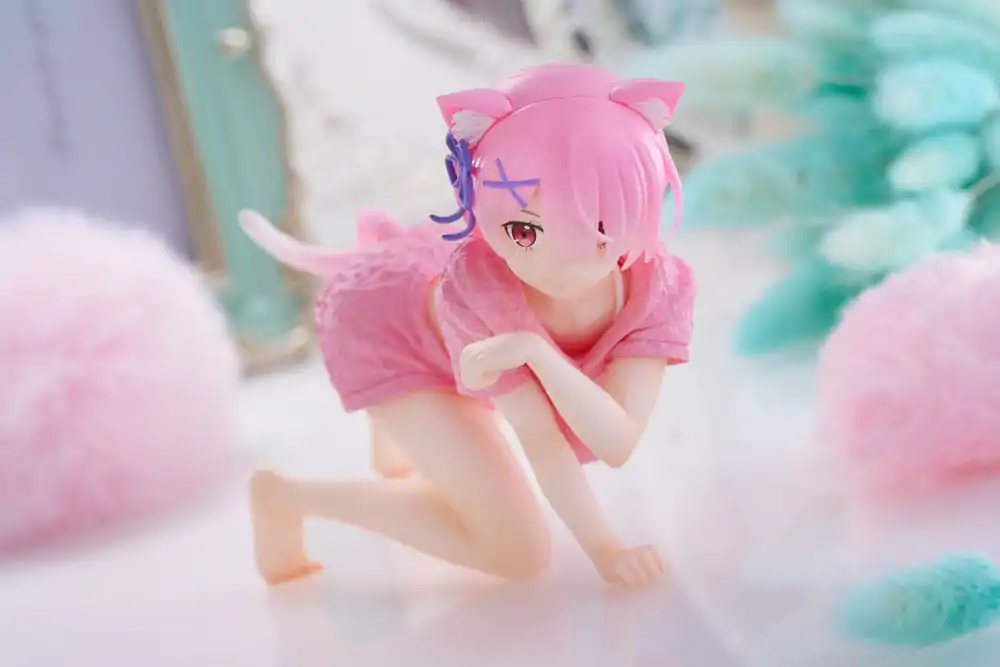 Re:Zero Precious PVC Statue Desktop Cute Figure Ram Cat Roomwear Ver. 13 cm Produktfoto