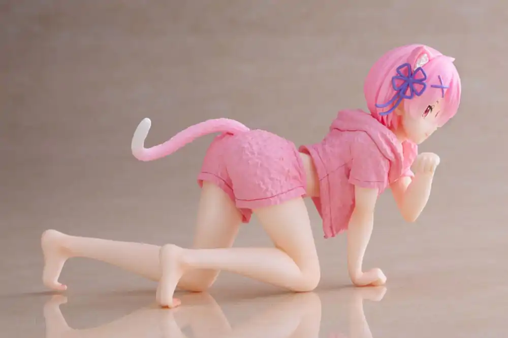 Re:Zero Precious PVC Statue Desktop Cute Figure Ram Cat Roomwear Ver. 13 cm Produktfoto