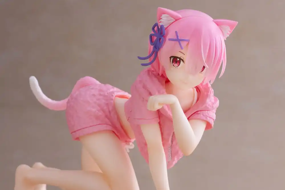 Re:Zero Precious PVC Statue Desktop Cute Figure Ram Cat Roomwear Ver. 13 cm Produktfoto