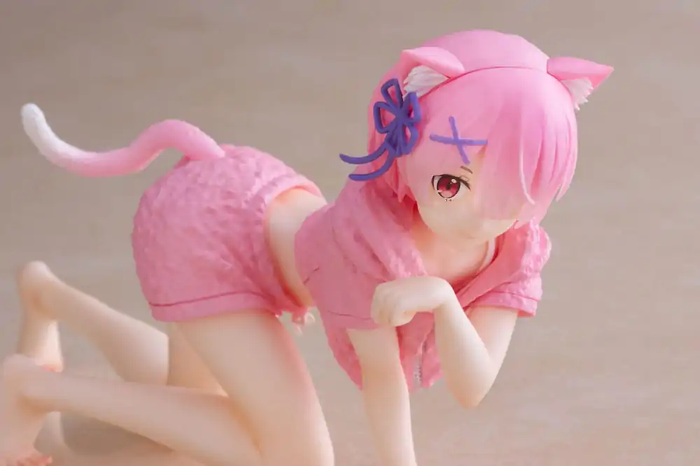 Re:Zero Precious PVC Statue Desktop Cute Figure Ram Cat Roomwear Ver. 13 cm Produktfoto