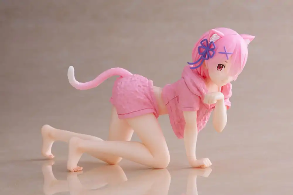 Re:Zero Precious PVC Statue Desktop Cute Figure Ram Cat Roomwear Ver. 13 cm Produktfoto