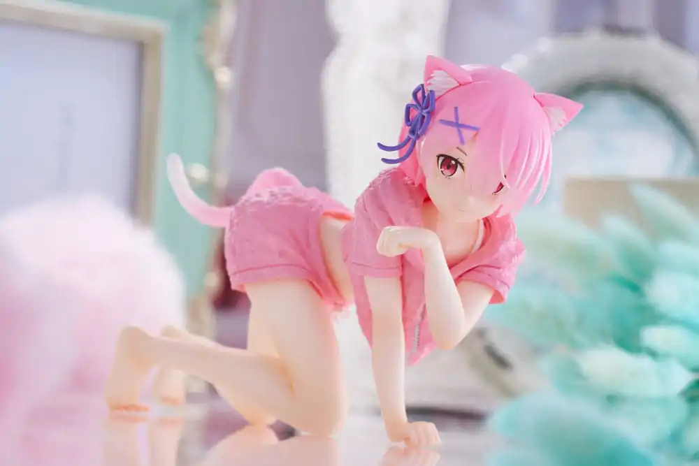 Re:Zero Precious PVC Statue Desktop Cute Figure Ram Cat Roomwear Ver. 13 cm Produktfoto