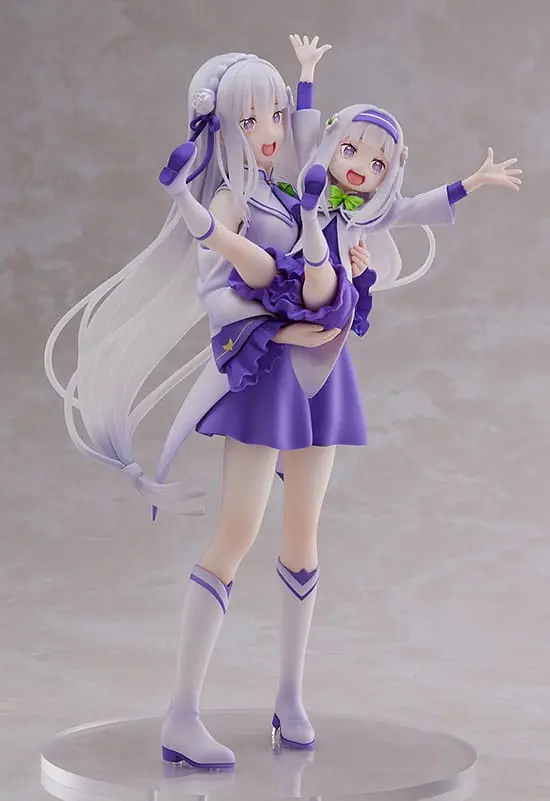 Re:Zero Starting Life in Another World PVC Statue 1/7 Emilia & Childhood Emilia 24 cm termékfotó